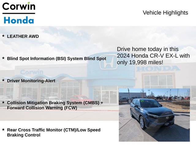 Used 2024 Honda CR-V EX-L image 6