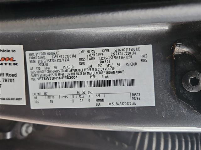 Used 2022 Ford F350 Lariat w/ Black Appearance Package image 23