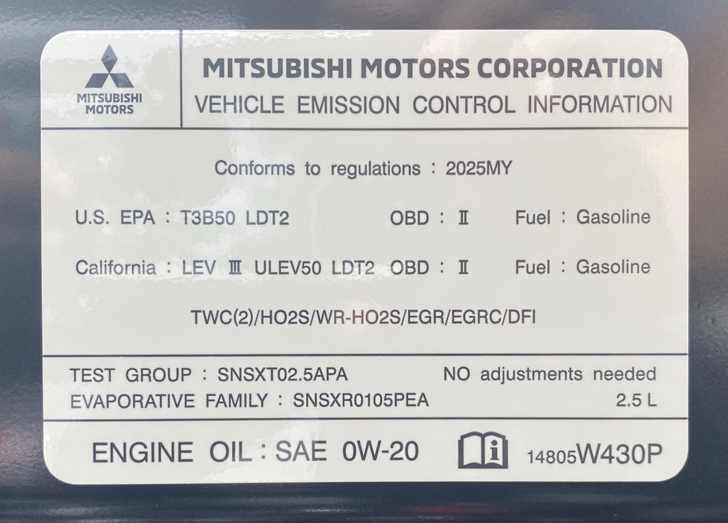 New 2025 Mitsubishi Outlander SE image 35