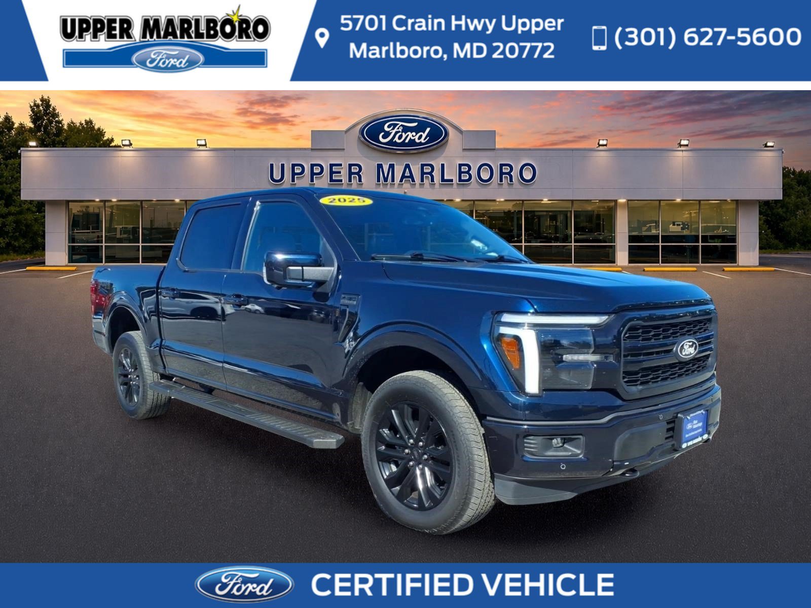 Certified 2025 Ford F150 Lariat w/ Equipment Group 502A High