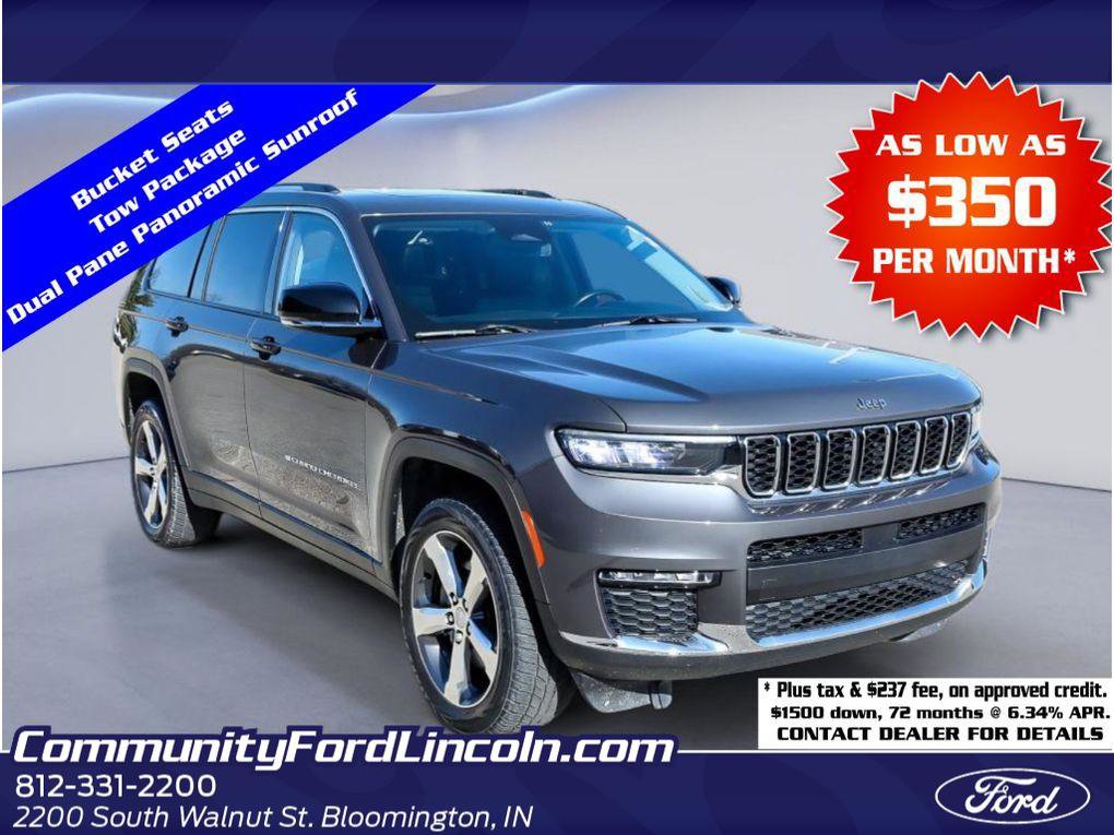 Used 2021 Jeep Grand Cherokee L Limited w/ Trailer Tow Package image 1