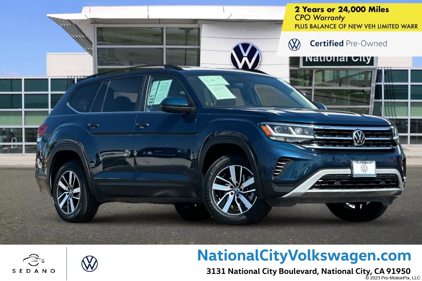 Certified 2022 Volkswagen Atlas SE