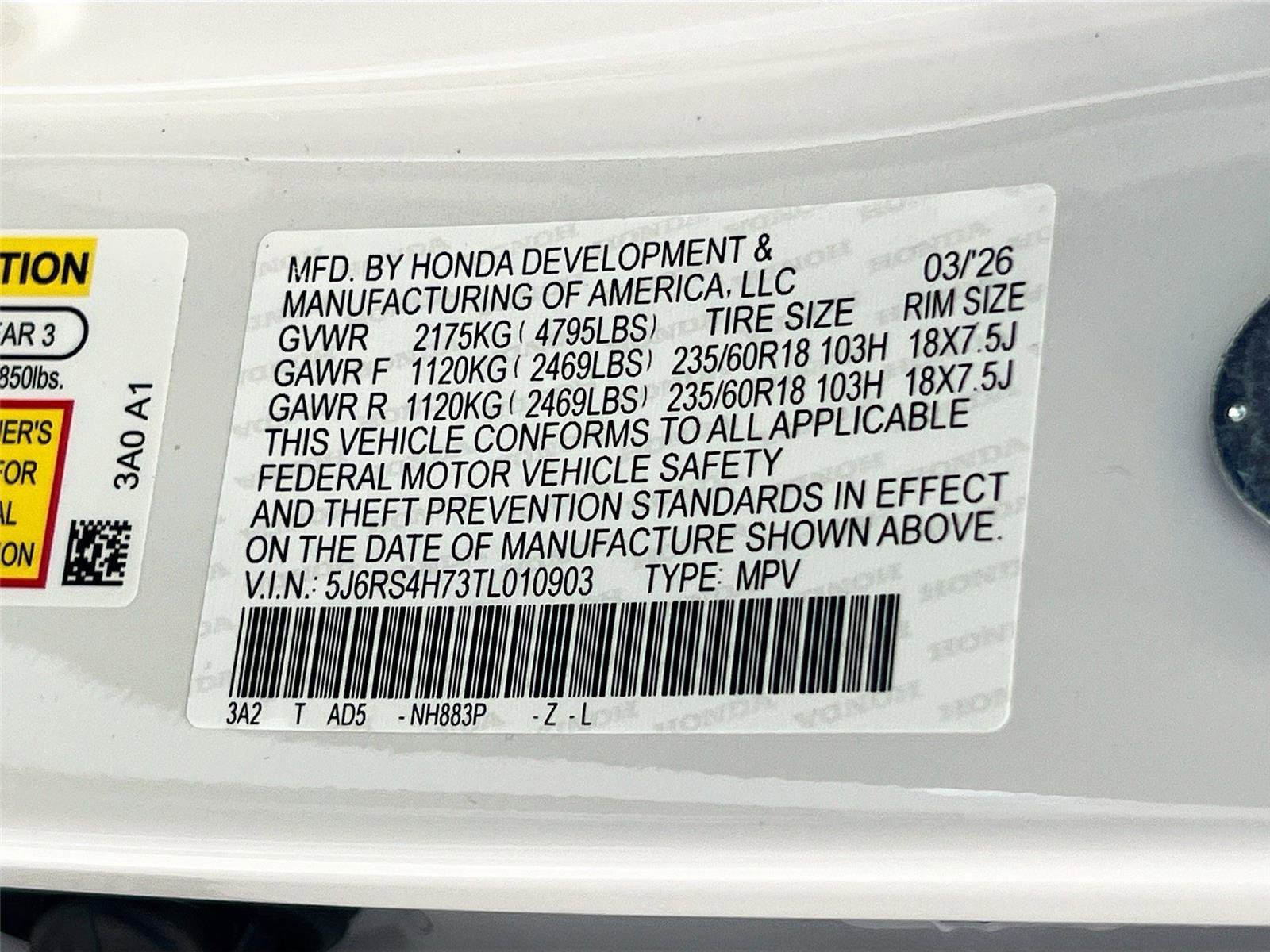 New 2026 Honda CR-V EX-L image 30