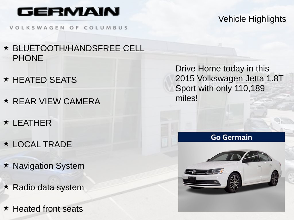 Used 2015 Volkswagen Jetta Sport FWD image 5