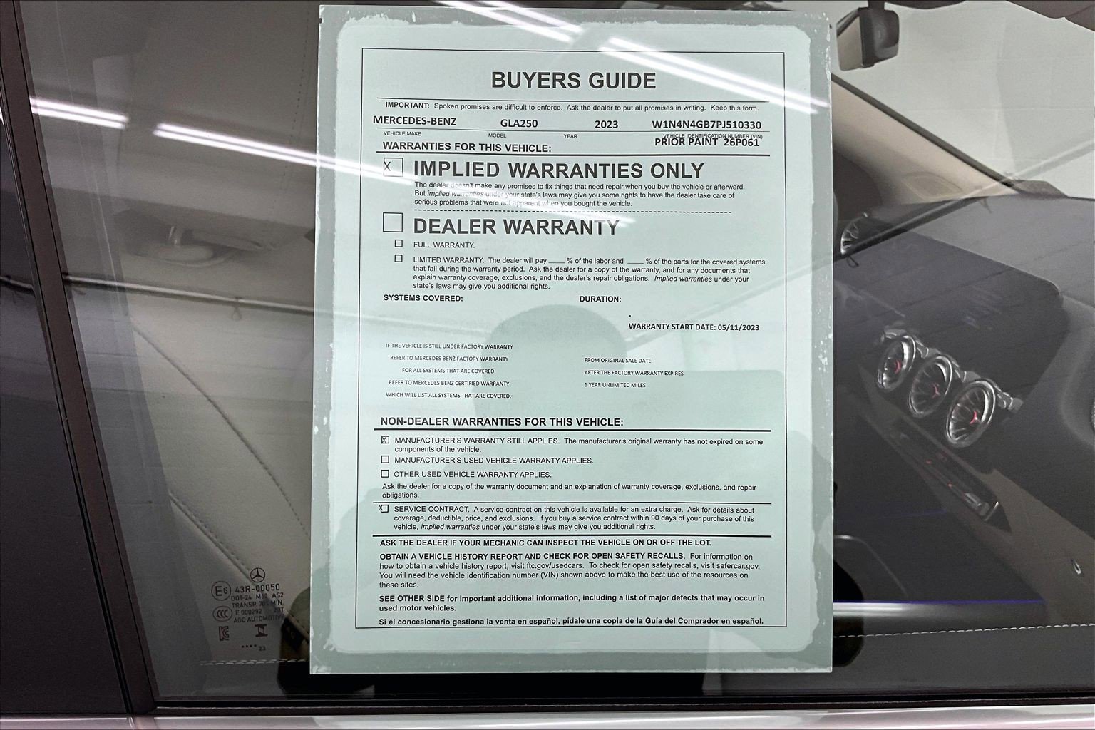 Certified 2023 Mercedes-Benz GLA 250 image 34