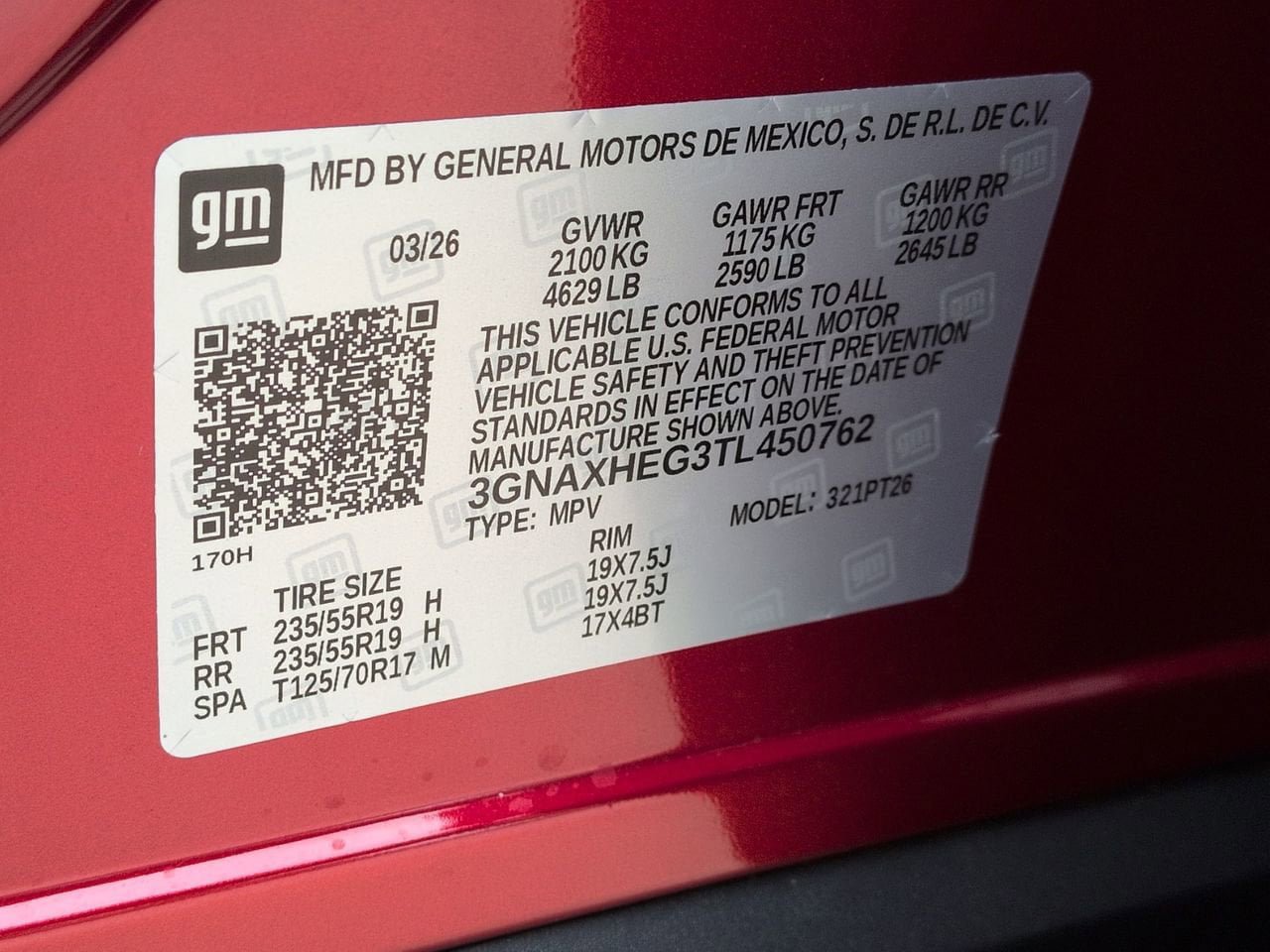 New 2026 Chevrolet Equinox LT w/ Safety and Technology Package FWD image 27