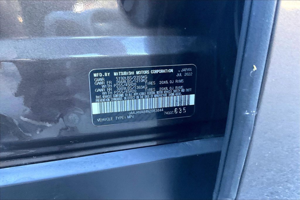Used 2022 Mitsubishi Outlander SEL AWD/4WD image 31