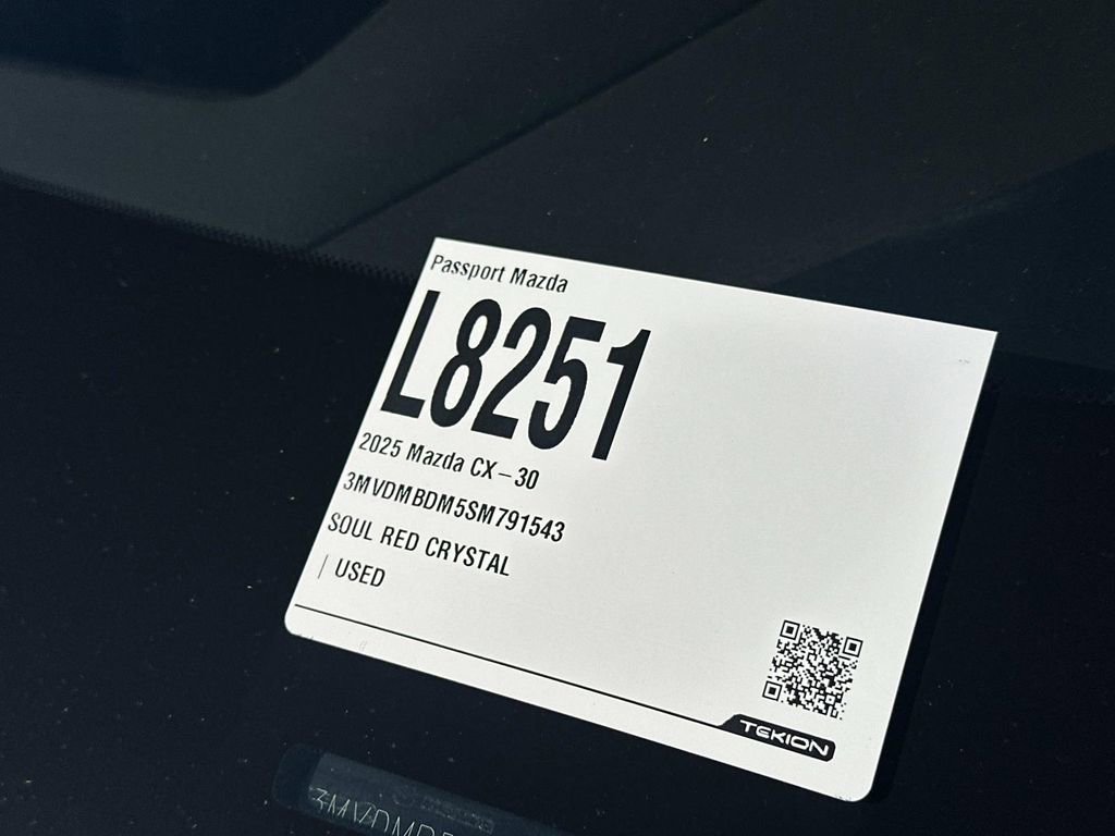 Certified 2025 MAZDA CX-30 AWD 2.5 S w/ Premium Package image 32
