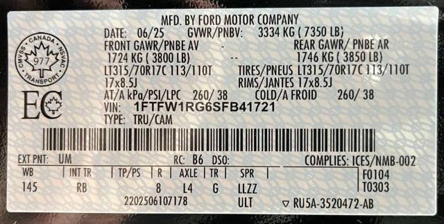 Used 2025 Ford F150 Raptor AWD/4WD image 54