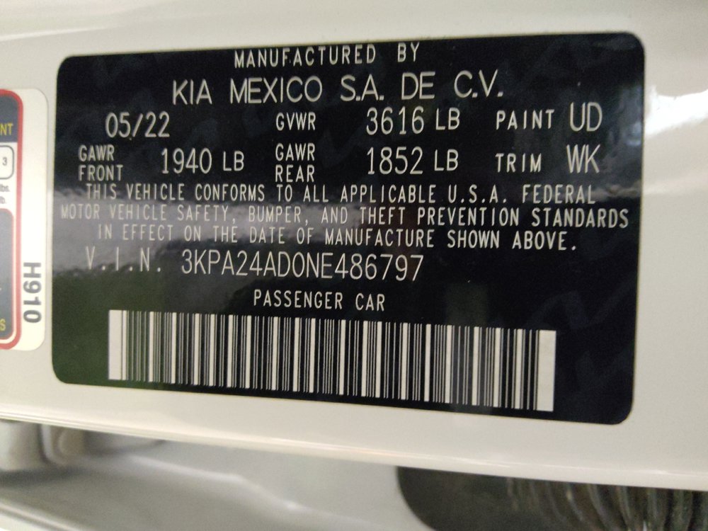 Used 2022 Kia Rio LX FWD image 33