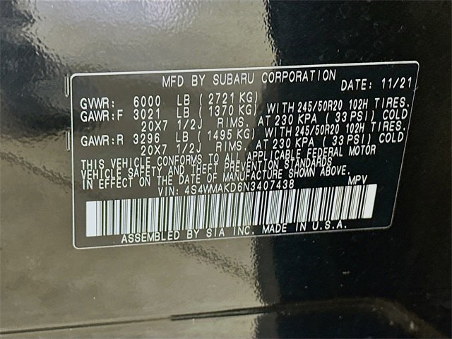 Used 2022 Subaru Ascent Limited w/ Popular Package #4 image 32