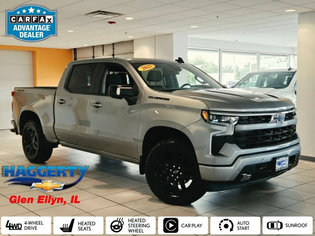 Used 2025 Chevrolet Silverado 1500 RST w/ Dark Appearance Package AWD/4WD image 1