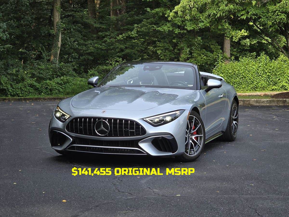Used 2022 Mercedes-Benz SL 55 AMG 4MATIC image 1