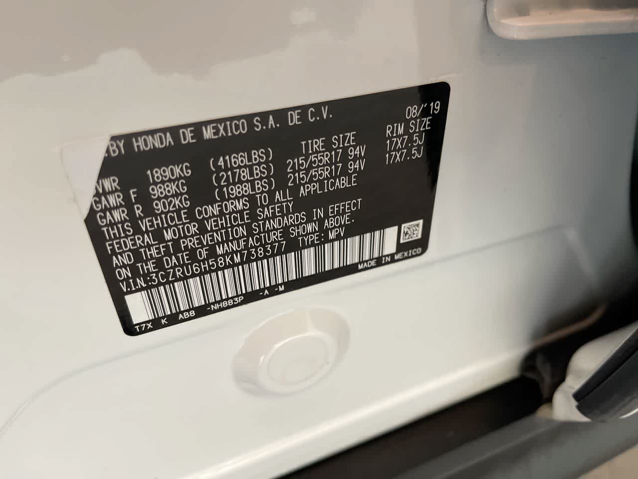 Used 2019 Honda HR-V EX image 29