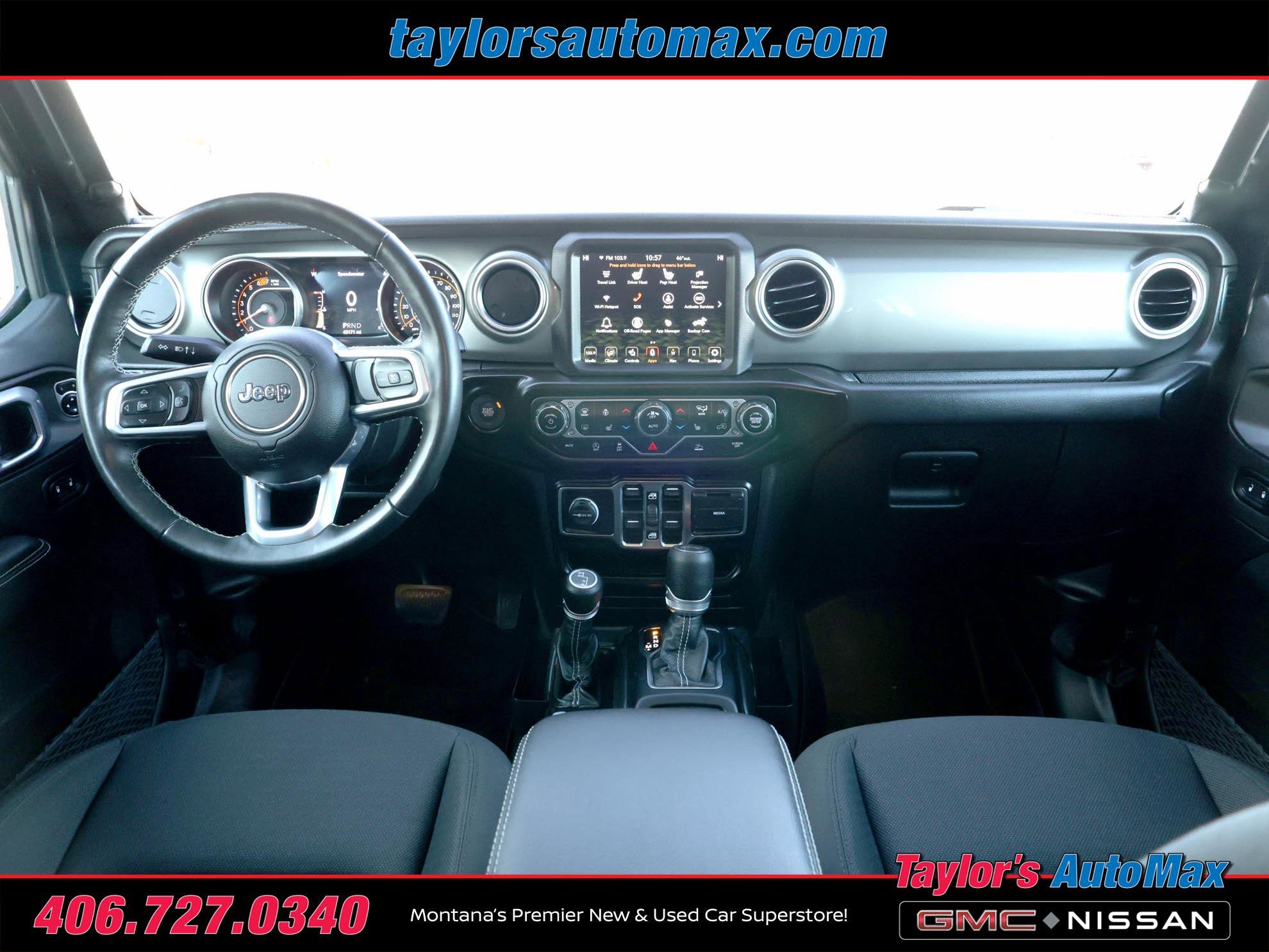 Used 2021 Jeep Wrangler Unlimited Sahara w/ Uconnect 4C Nav & Sound Group image 9
