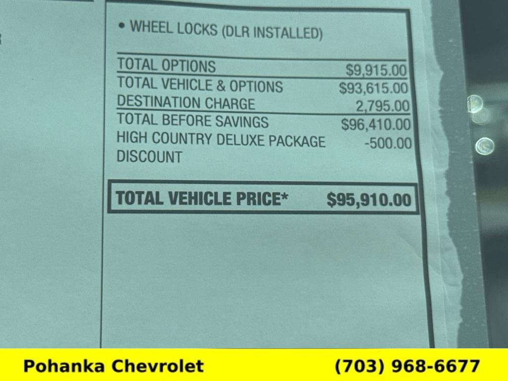 New 2026 Chevrolet Tahoe High Country AWD/4WD image 28