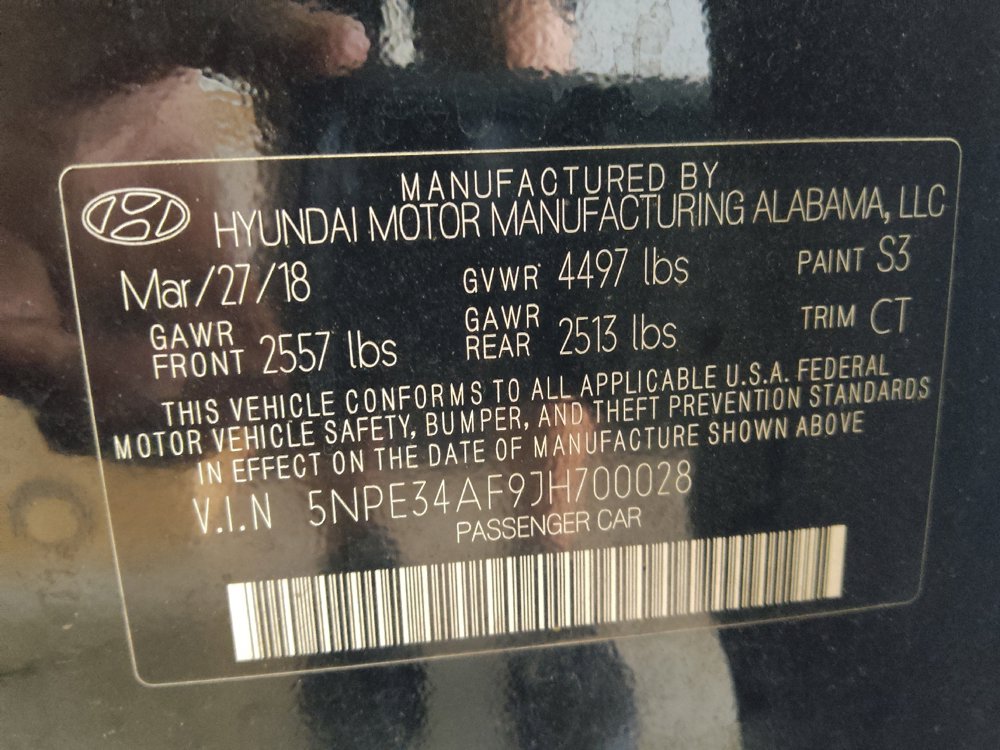 Used 2018 Hyundai Sonata Sport w/ Tech Package 05 FWD image 33
