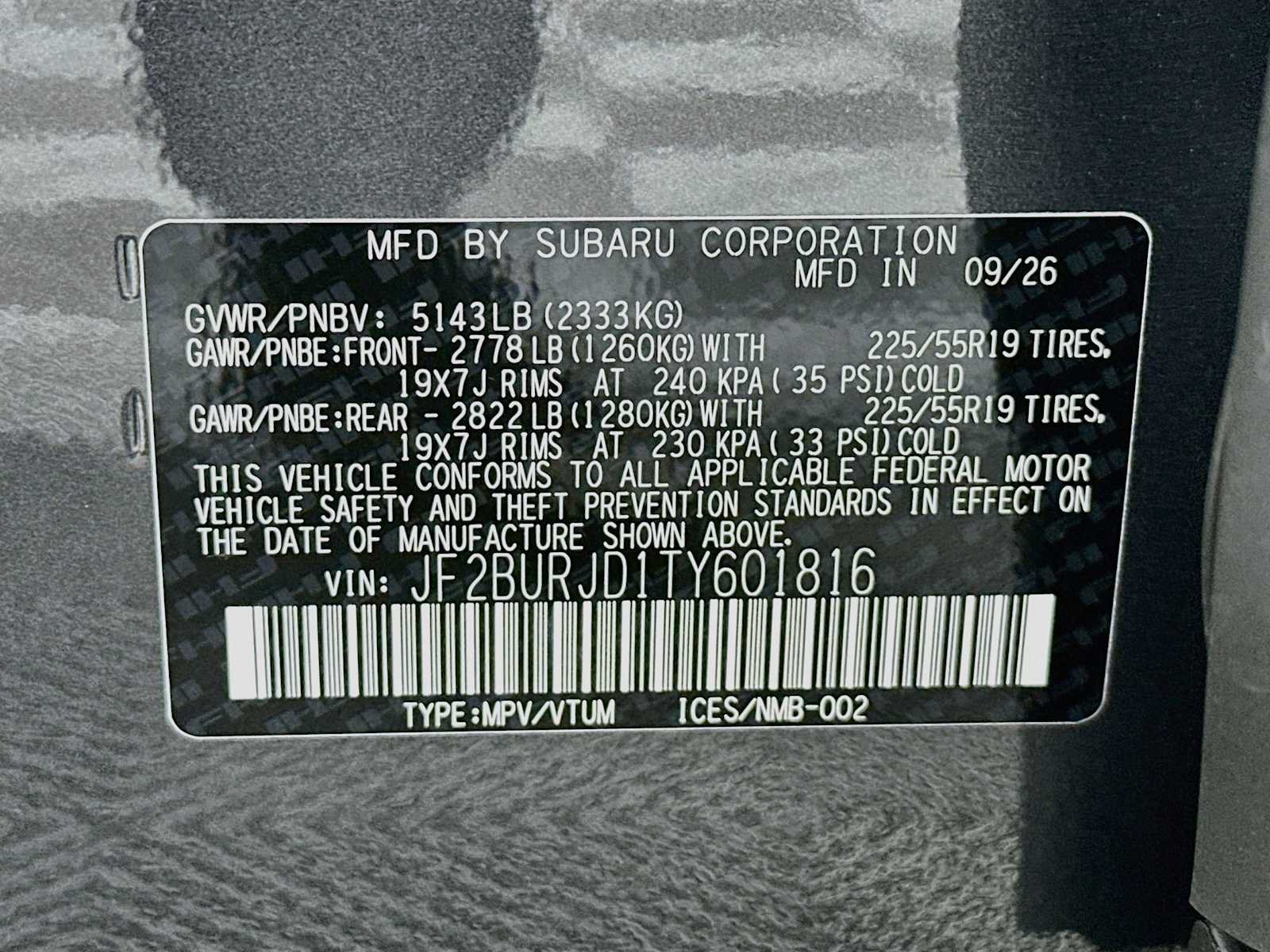 New 2026 Subaru Outback Touring XT AWD/4WD image 31