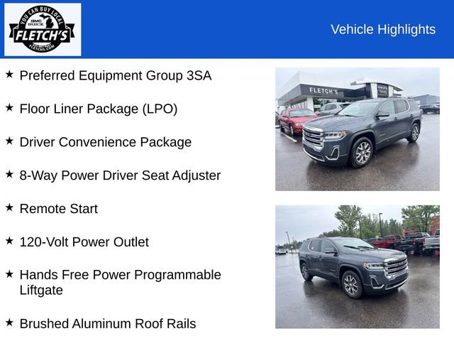 Used 2020 GMC Acadia SLE w/ Driver Convenience Package AWD/4WD image 2