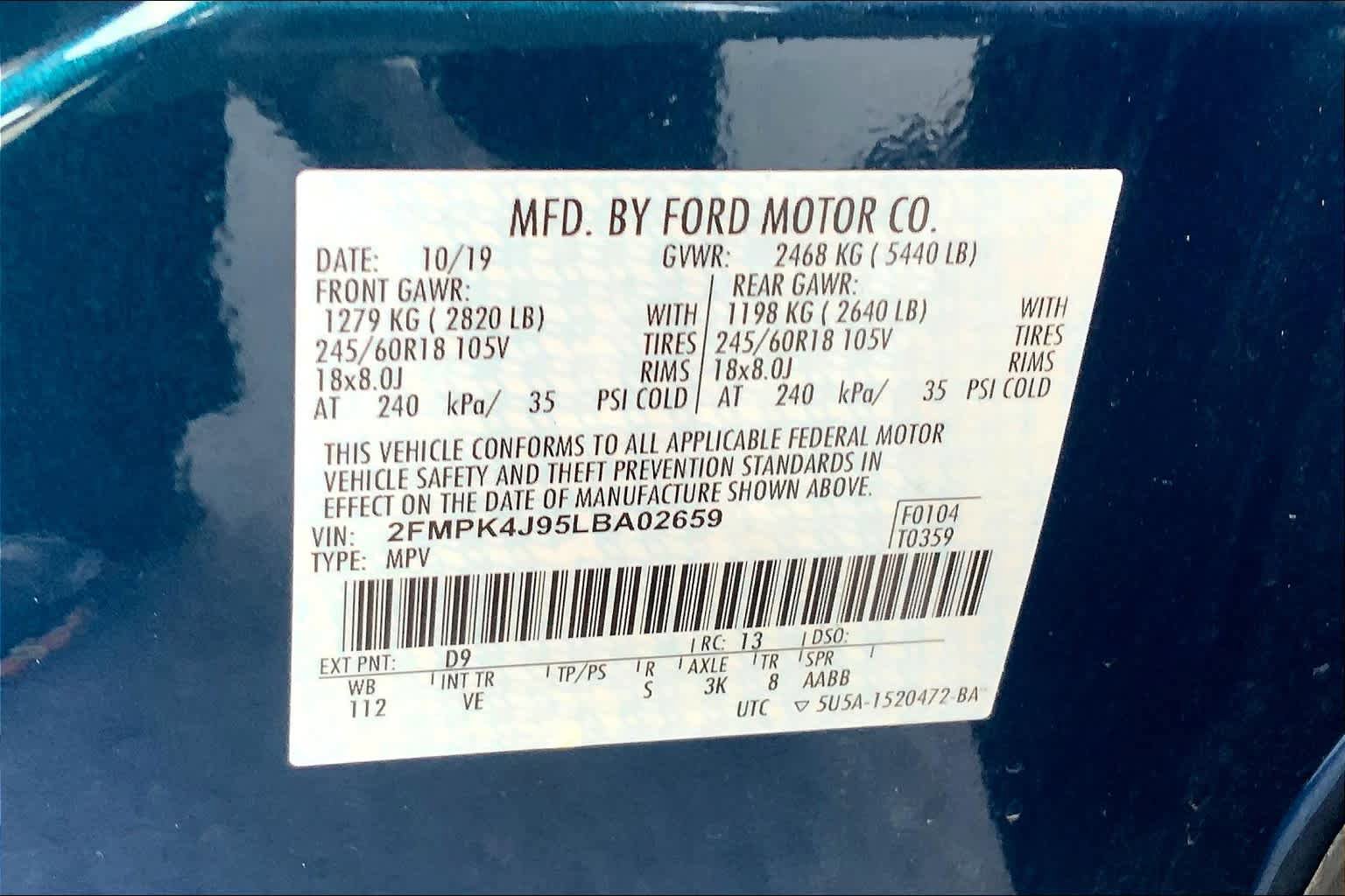Used 2020 Ford Edge SEL w/ Cold Weather Package AWD/4WD image 32