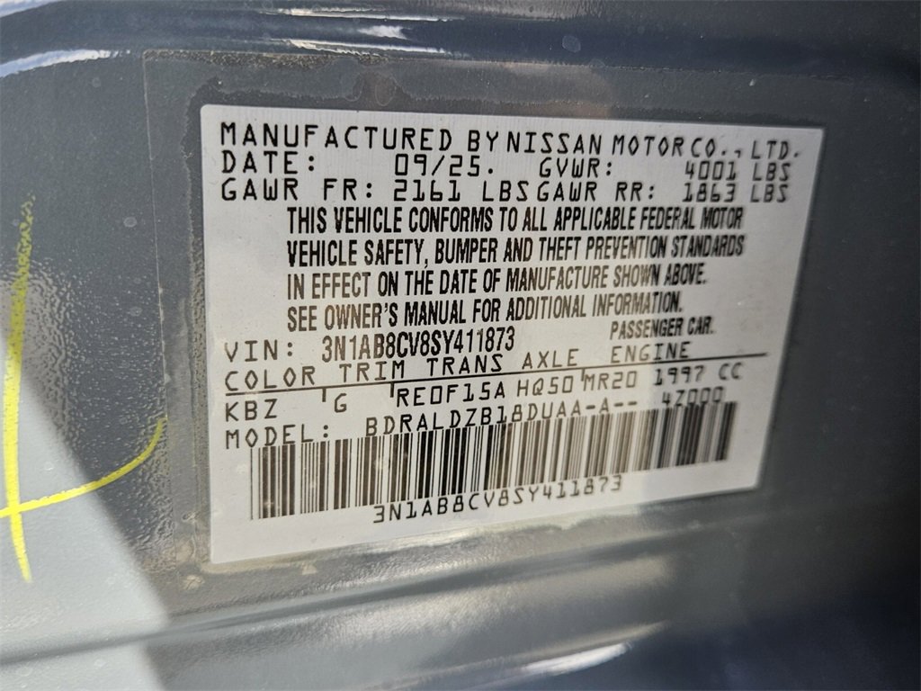 New 2025 Nissan Sentra SV w/ All-Weather Package image 18