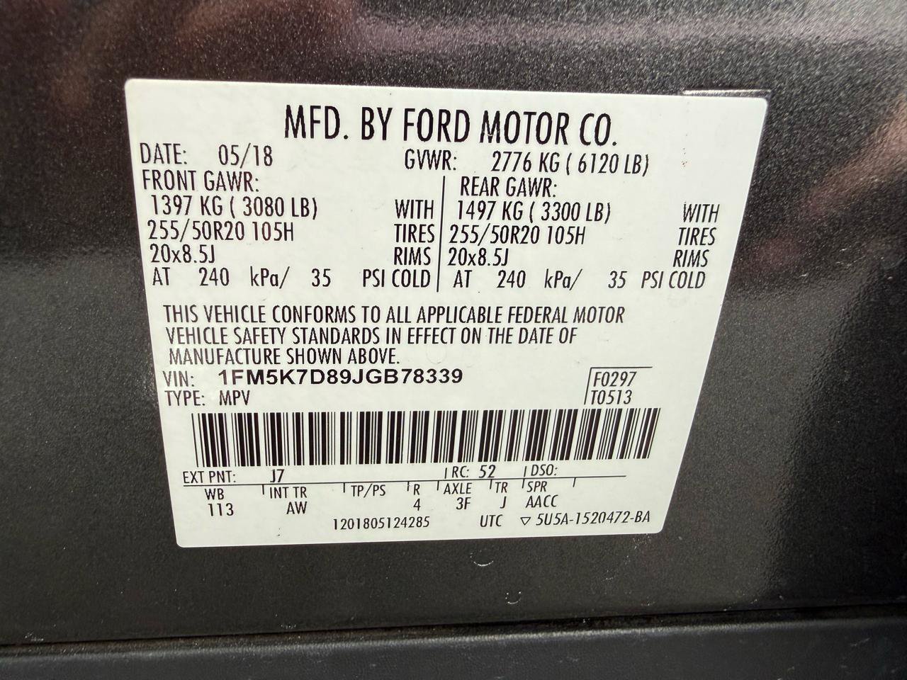 Used 2018 Ford Explorer XLT w/ Equipment Group 202A FWD image 46