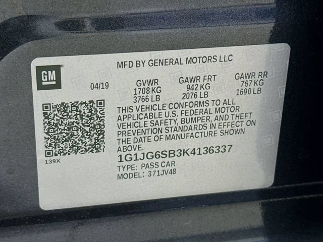 Used 2019 Chevrolet Sonic LT FWD image 31