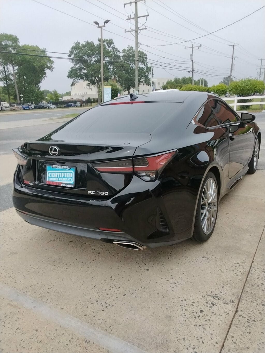 Used 2019 Lexus RC 350 w/ Premium Package RWD image 3