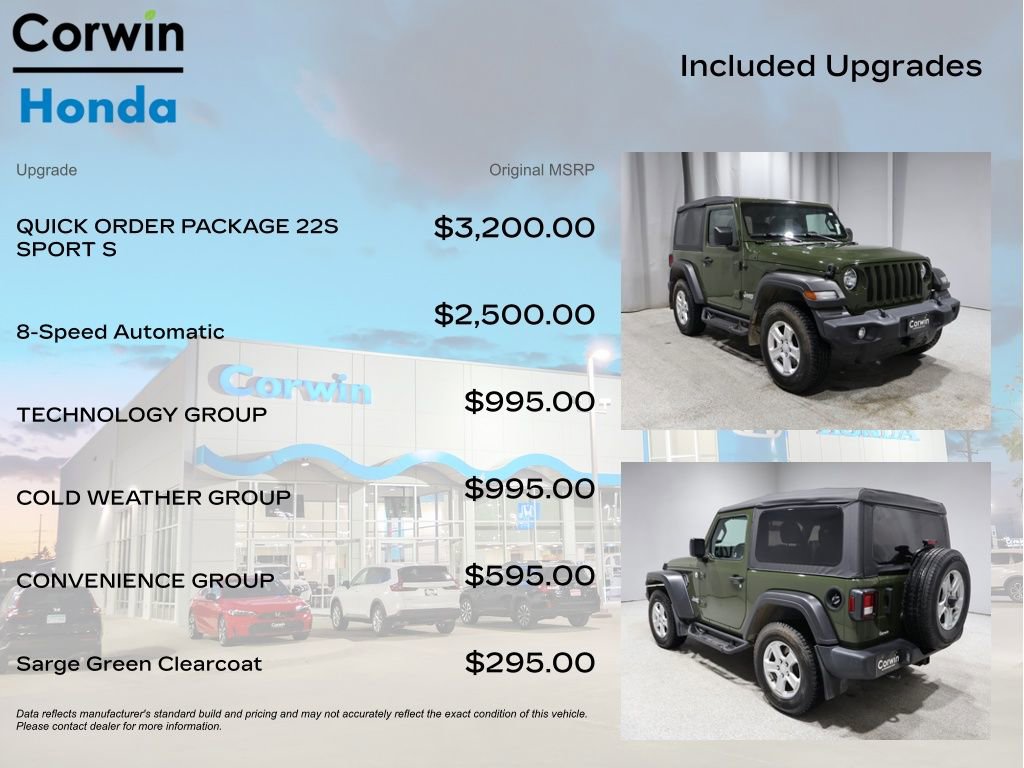 Used 2021 Jeep Wrangler Sport S image 4