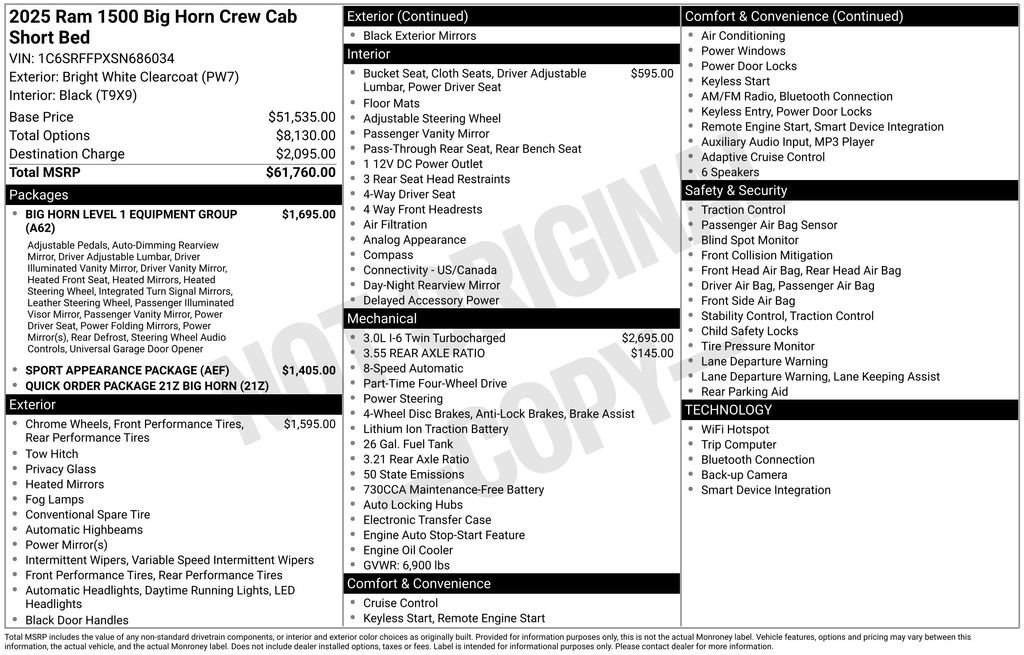 New 2025 RAM 1500 Big Horn image 15