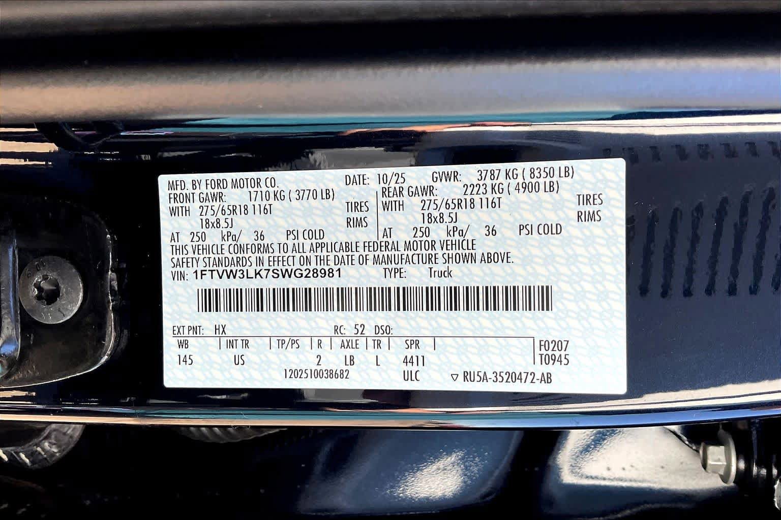 New 2025 Ford F150 Lightning XLT w/ Max Trailer Tow Package image 20