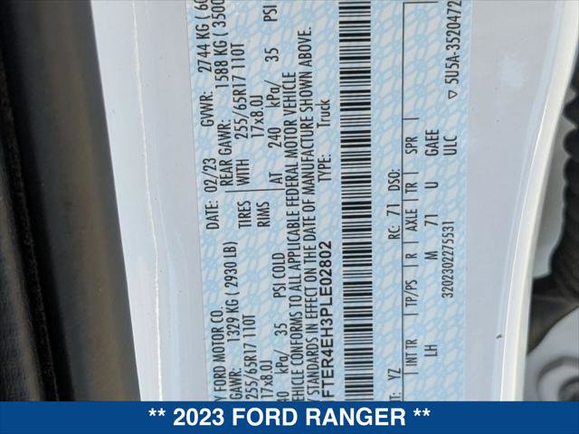 Certified 2023 Ford Ranger XLT RWD image 24