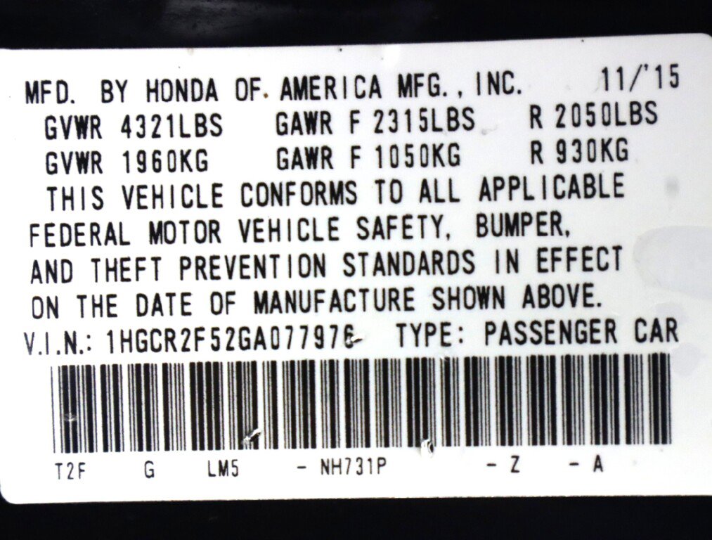 Used 2016 Honda Accord Sport image 38