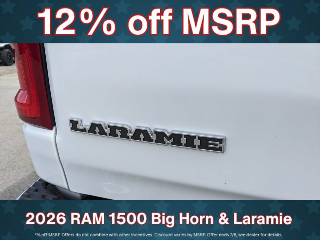 New 2026 RAM 1500 Laramie AWD/4WD image 8