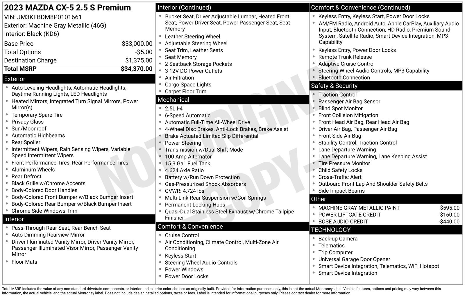 Used 2023 MAZDA CX-5 AWD 2.5 S w/ Premium Package image 28