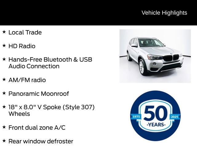 Used 2017 BMW X3 xDrive28i AWD/4WD image 6