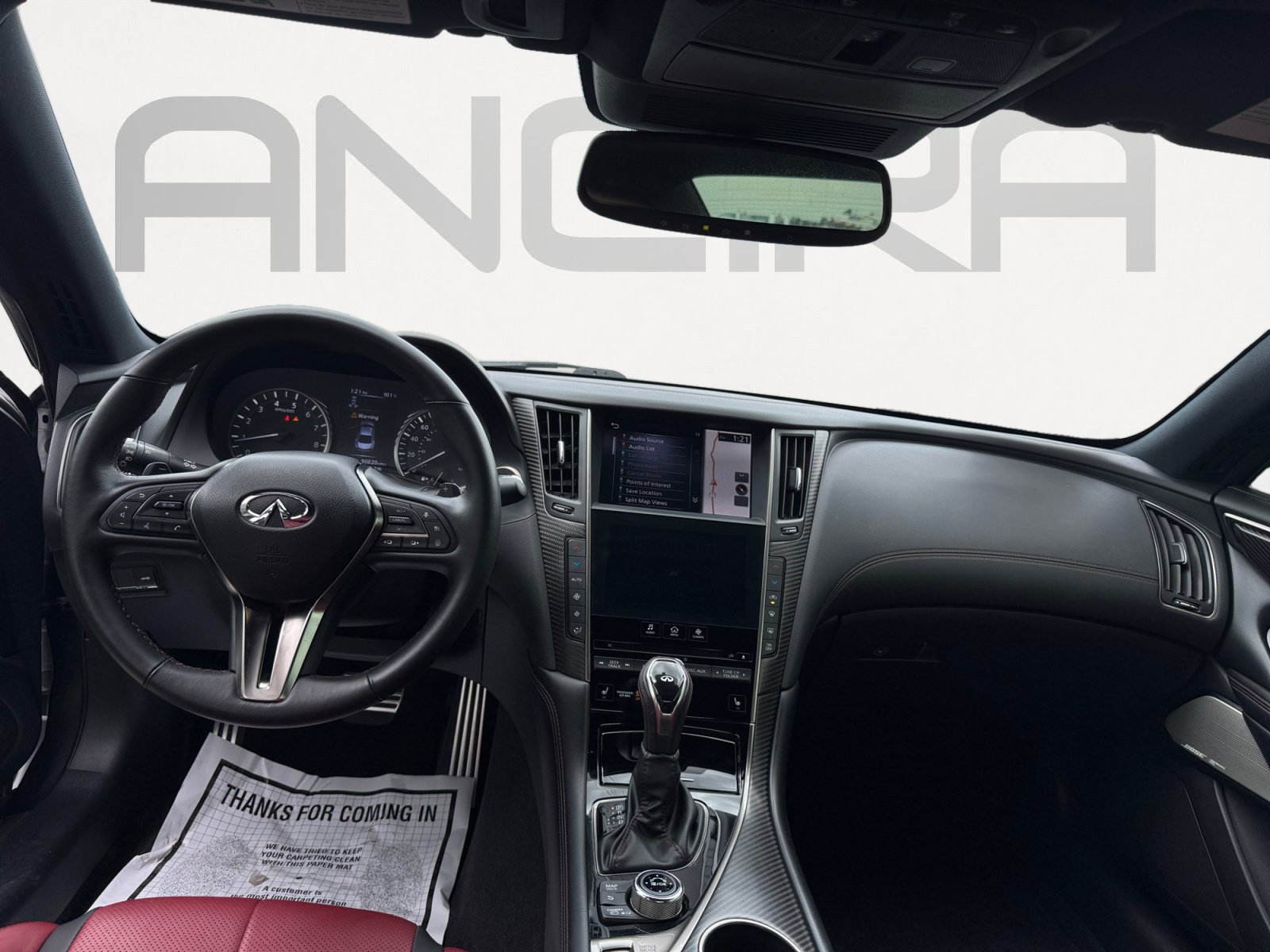 Used 2021 INFINITI Q60 Red Sport 400 w/ Cargo Package RWD image 3