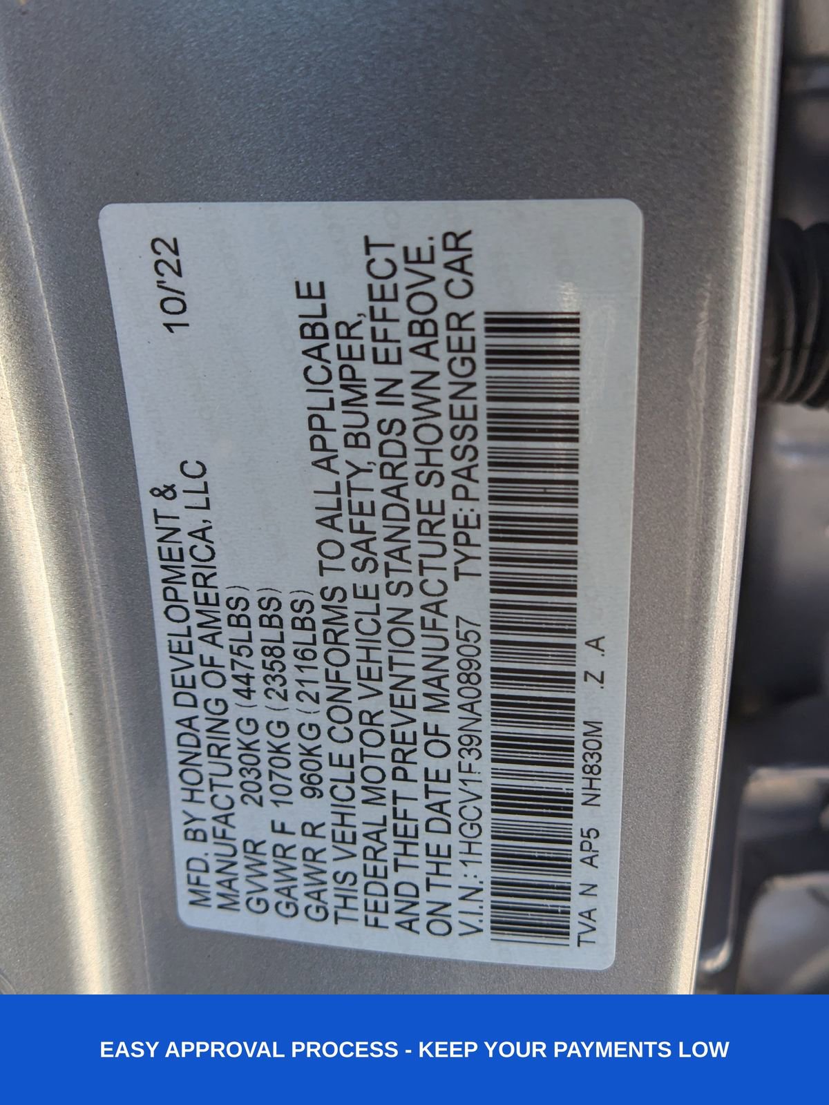 Used 2022 Honda Accord Sport image 21