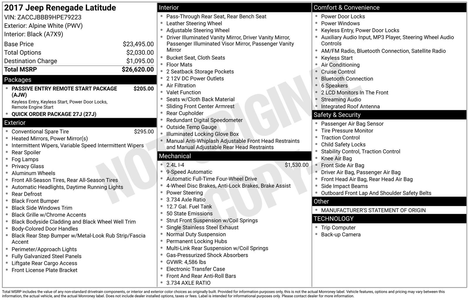 Used 2017 Jeep Renegade Latitude image 14