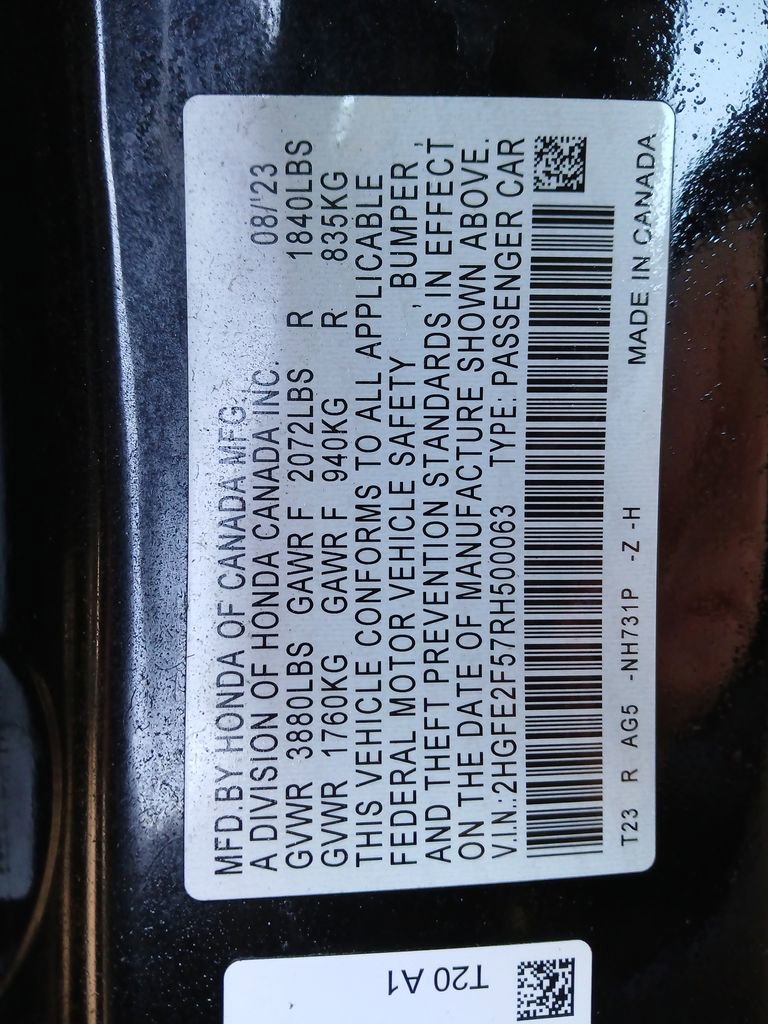 Used 2024 Honda Civic Sport image 28