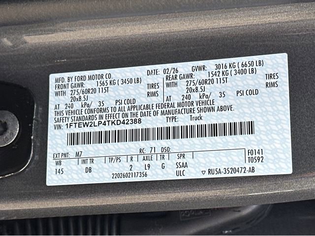 New 2026 Ford F150 STX w/ Equipment Group 200A image 39