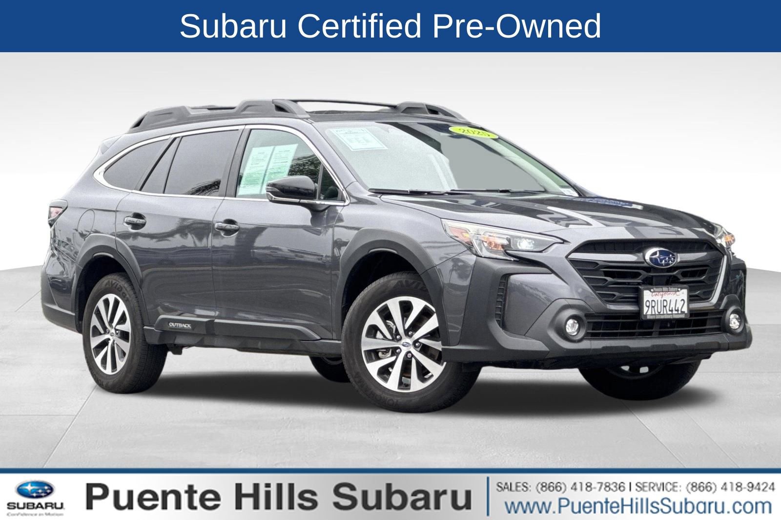 Certified 2025 Subaru Outback Premium