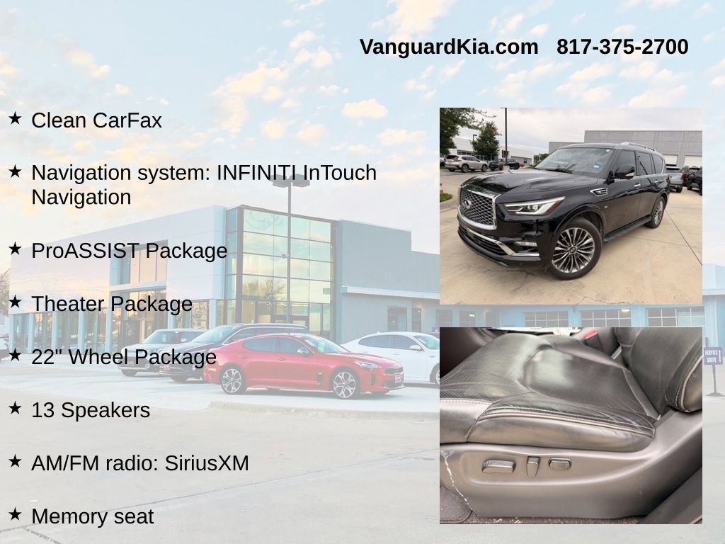 Used 2019 INFINITI QX80 Luxe w/ 22" Wheel Package RWD image 6