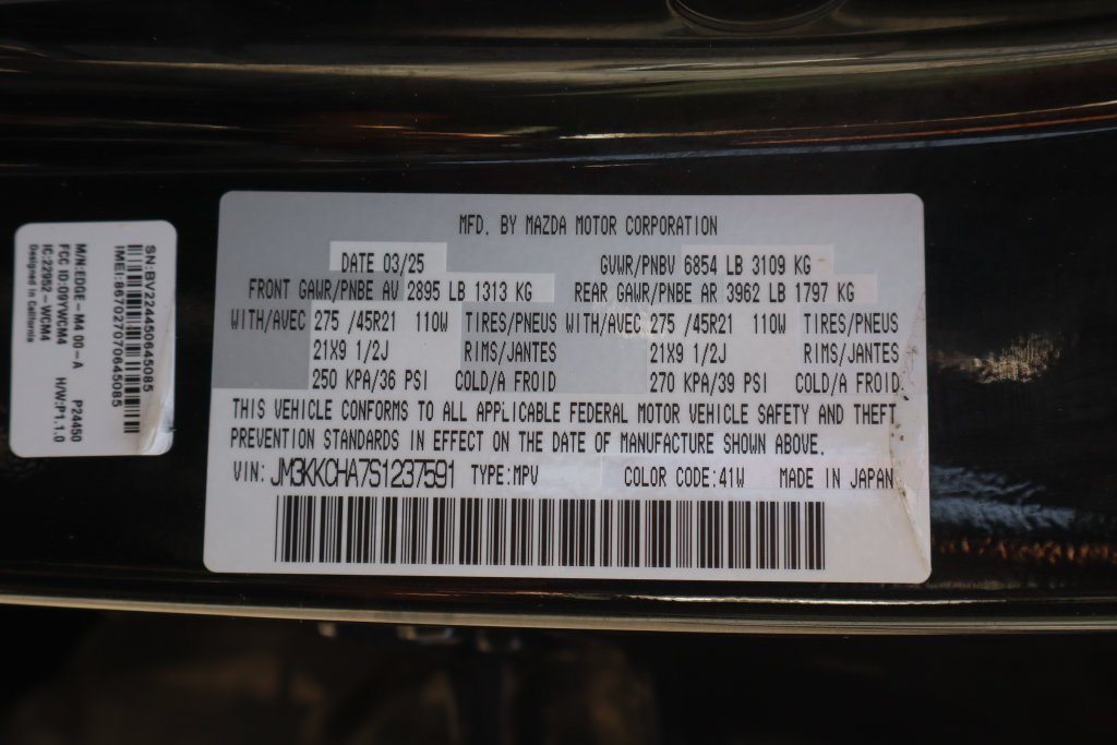 Used 2025 MAZDA CX-90 Plug-In Hybrid w/Premium Sport AWD/4WD image 59