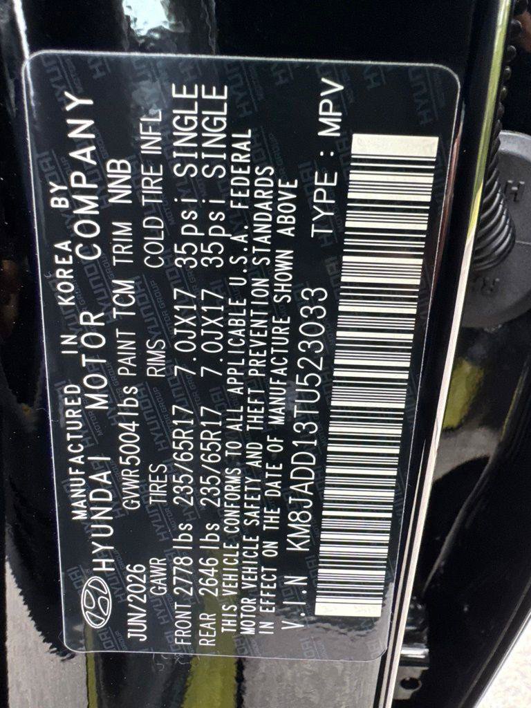 New 2026 Hyundai Tucson Blue SE AWD/4WD image 9