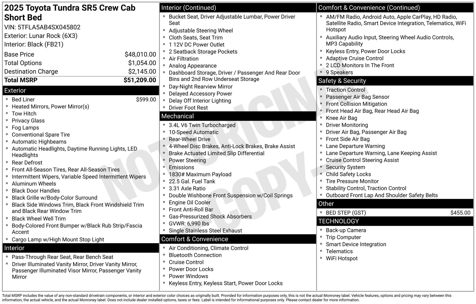 Used 2025 Toyota Tundra SR5 image 24