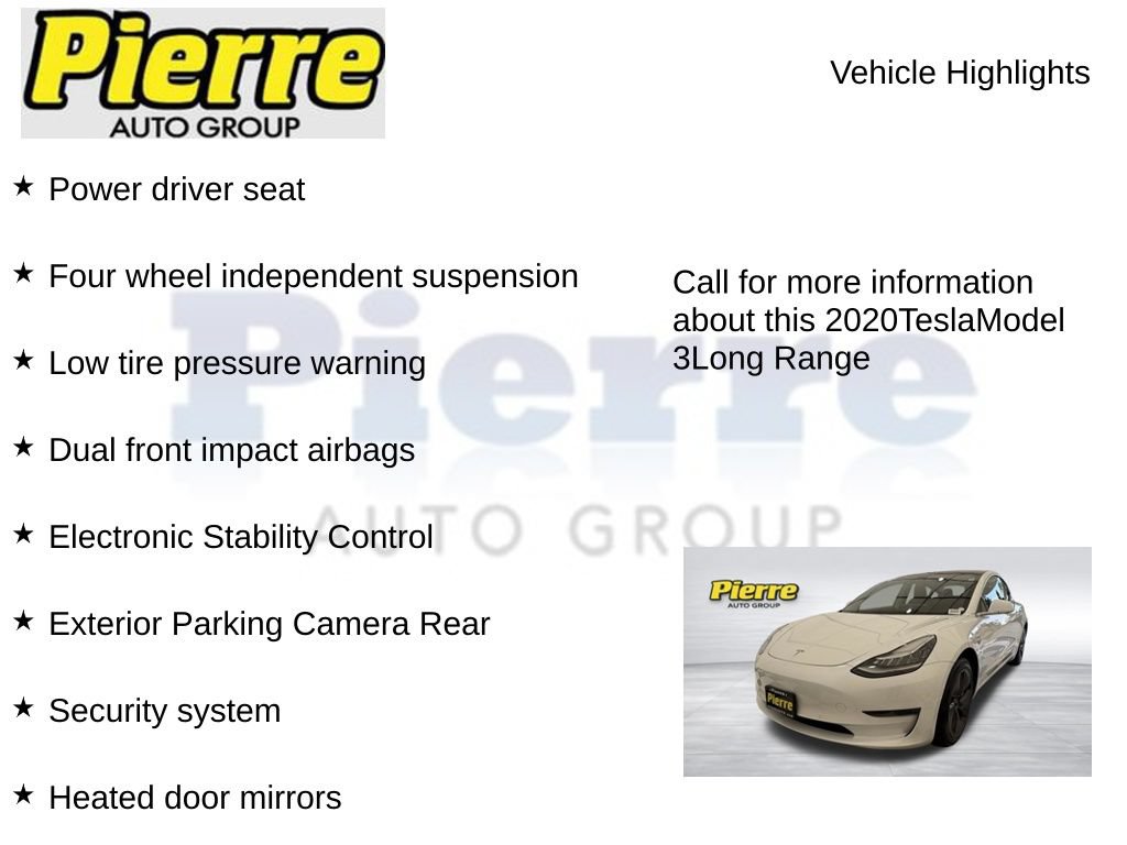Used 2020 Tesla Model 3 Long Range AWD/4WD image 14