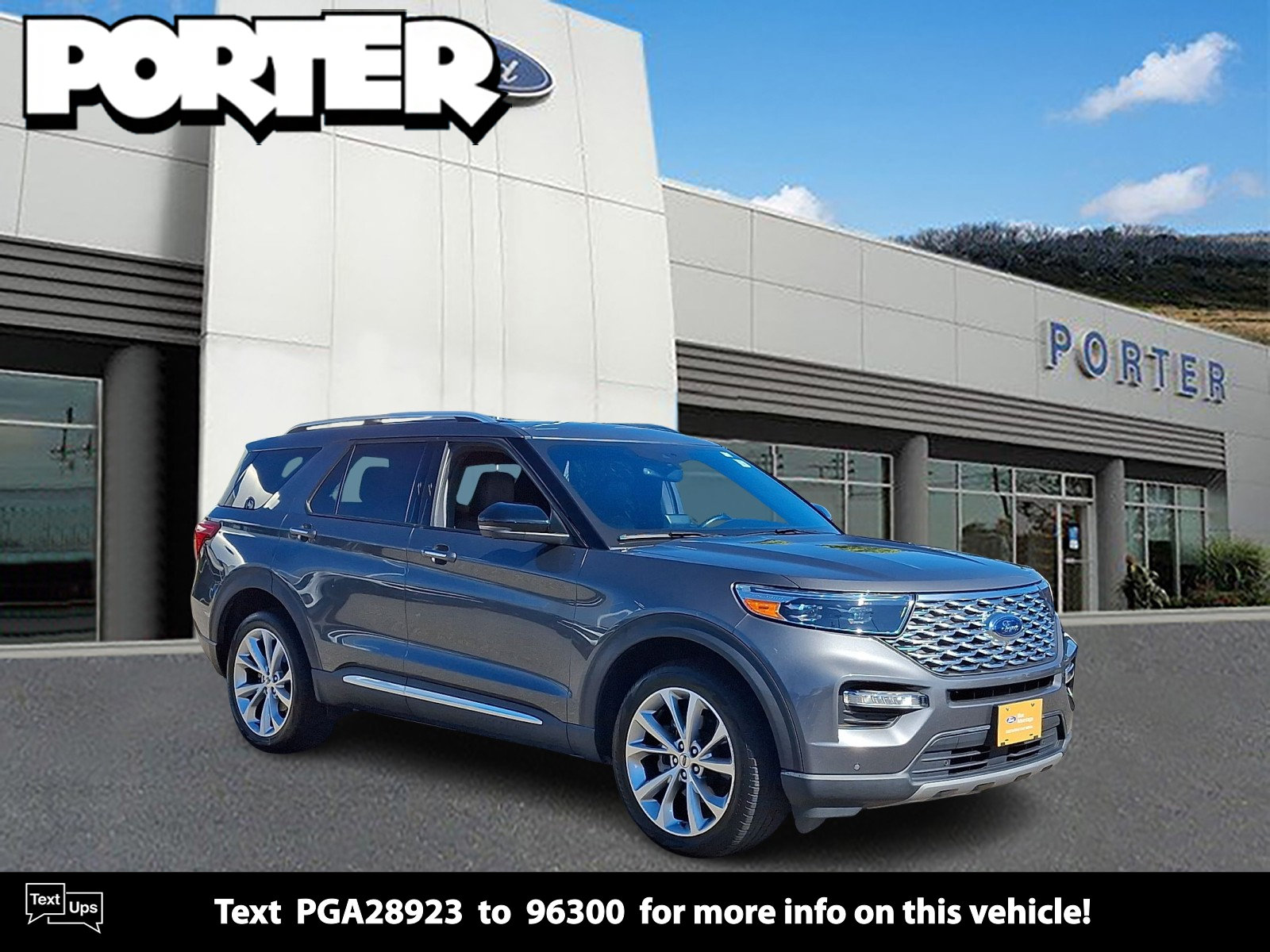 Certified 2023 Ford Explorer Platinum w/ Technology Package