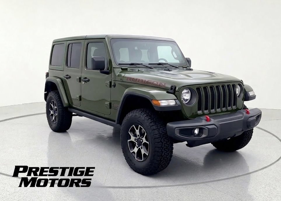 Used 2021 Jeep Wrangler Unlimited Rubicon w/ Uconnect 4C Nav & Sound Group AWD/4WD video 1