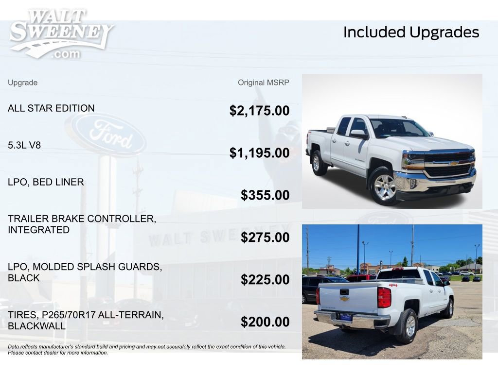 Used 2018 Chevrolet Silverado 1500 LT w/ All Star Edition AWD/4WD image 11